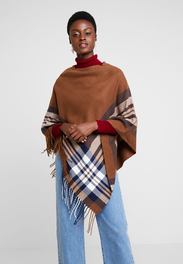 BRIELLE PONCHO - Cape - dachshund brown