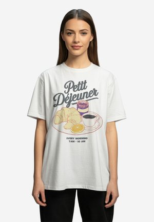 PETIT DEJEUNER  - T-Shirt print - white
