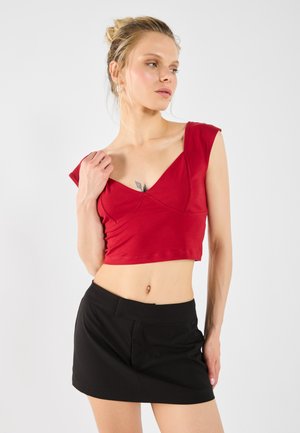 T-shirt basique - dark red