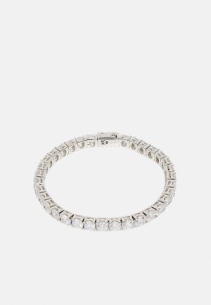 Hatton Labs CLASSIC TENNIS BRACELET UNISEX - Pulsera - silver coloured/white