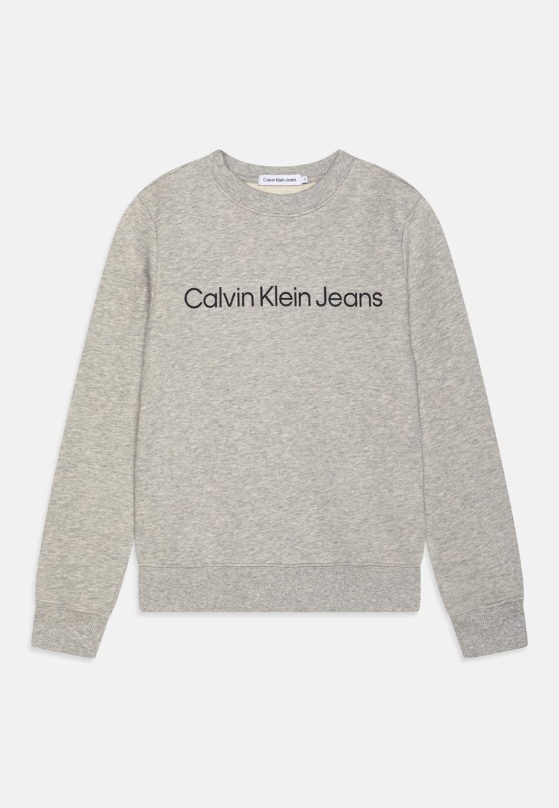 Calvin Klein Jeans LOGO REGULAR UNISEX - Felpa - light grey heather