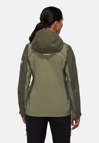 Mammut GUIDE HOODED - Hardshell jacket - marsh dark marsh