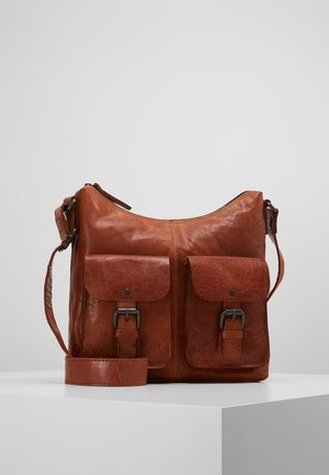Schoudertas - cognac