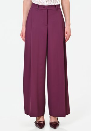 Rinascimento, PANTALONE TINTA UNITA - Pantaloni - bordeaux