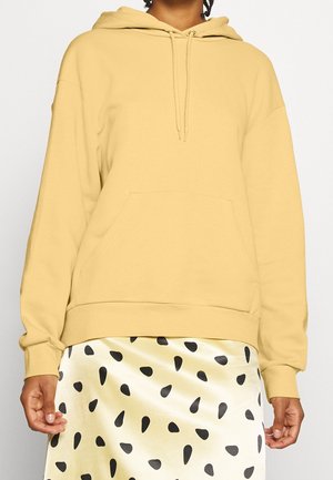 Monki Felpa con cappuccio - yellow