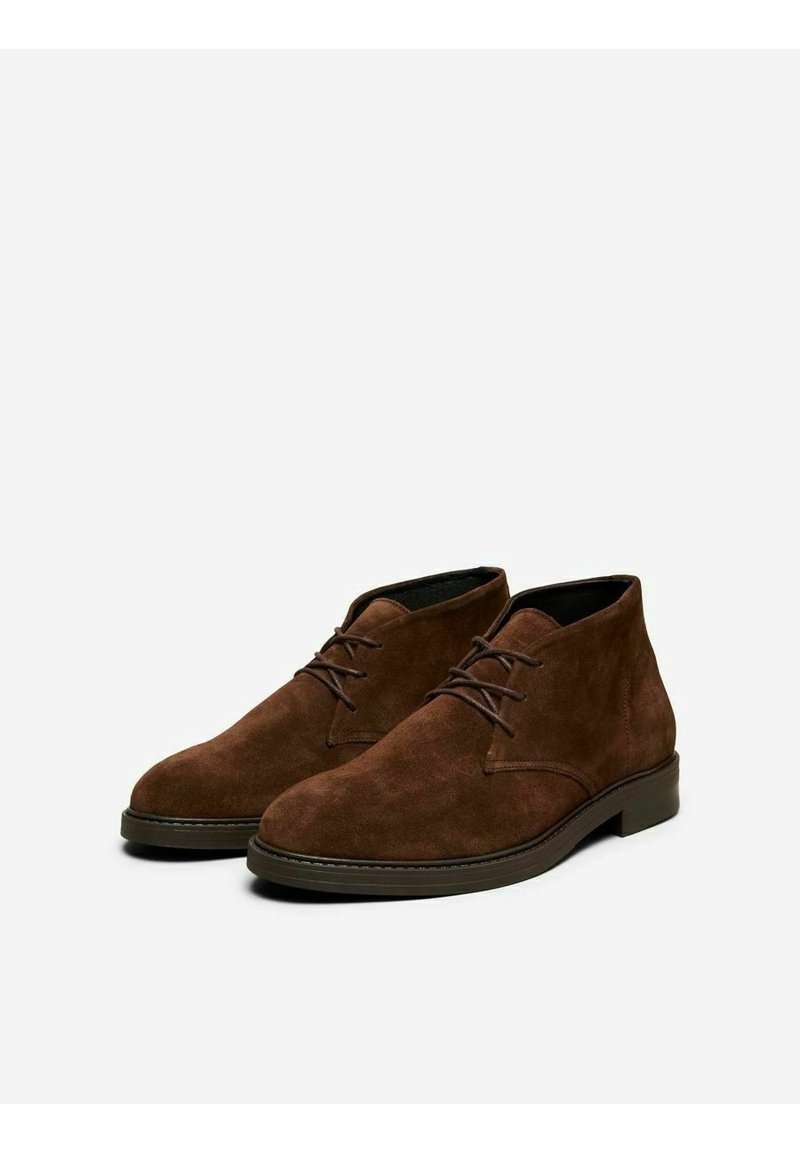 Selected Homme Casual lace-ups brown (Pre-owned)