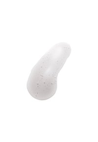 Vit, krämig skum med en jämn, blanka yta och bubblor, oregelbundet formad, som verkar tjock och enhetlig i konsistensen.