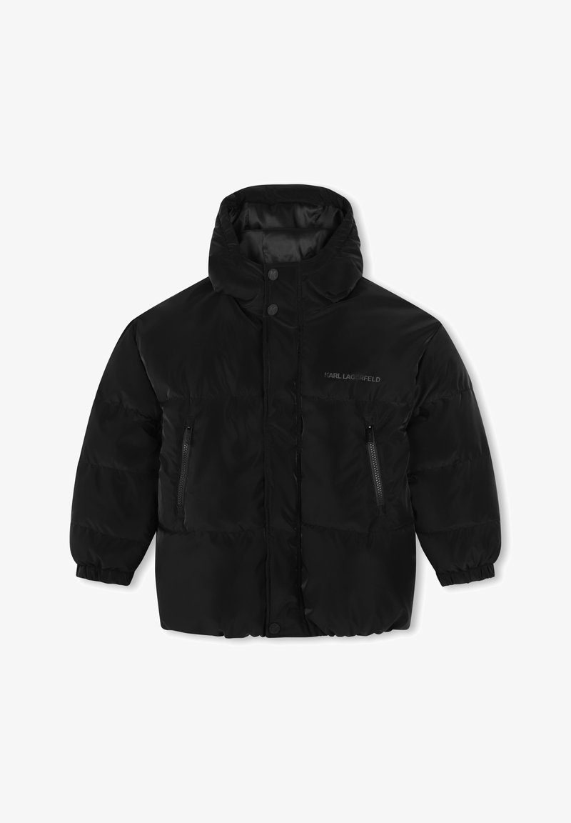 KARL LAGERFELD KIDS PUFFER UNISEX - Veste d'hiver - black