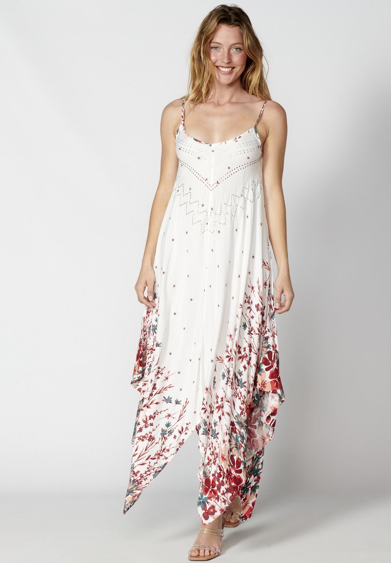 Koroshi SUMMER HIGH  - Maxi ruha - blanco   white