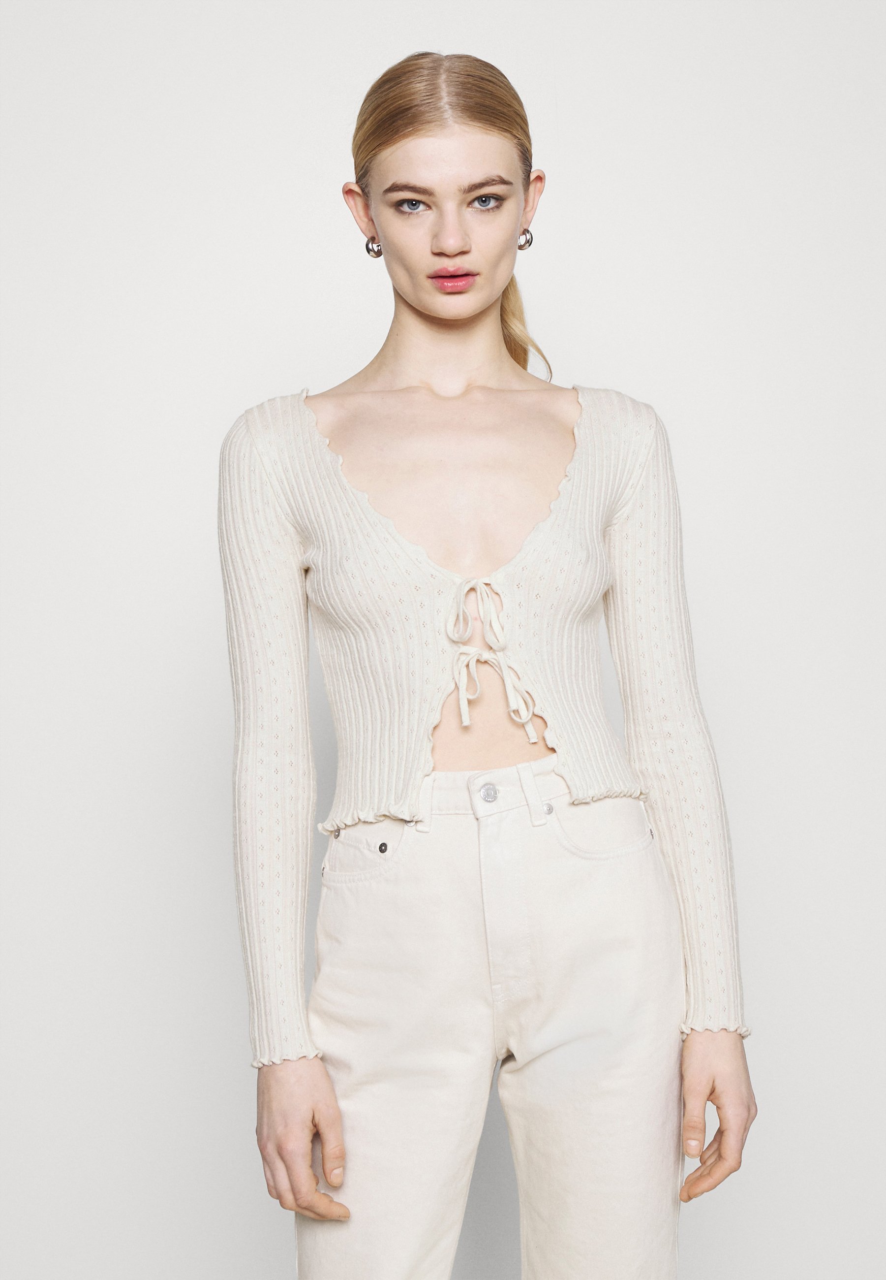 urban outfitters tie front cardigan