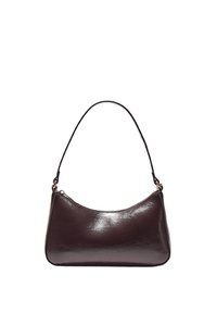 SHOULDER WITH CHAIN DETAIL - Handtasche - dark brown