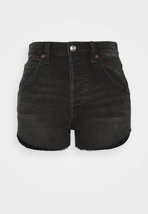 TALIESIN CUT OFF - Denim shorts - washed black