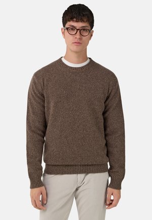 CREW NECK - Strickpullover - brown