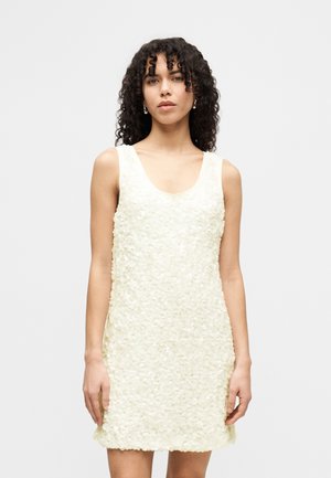 SEQUIN MINI DRESS - Jurk - white greige