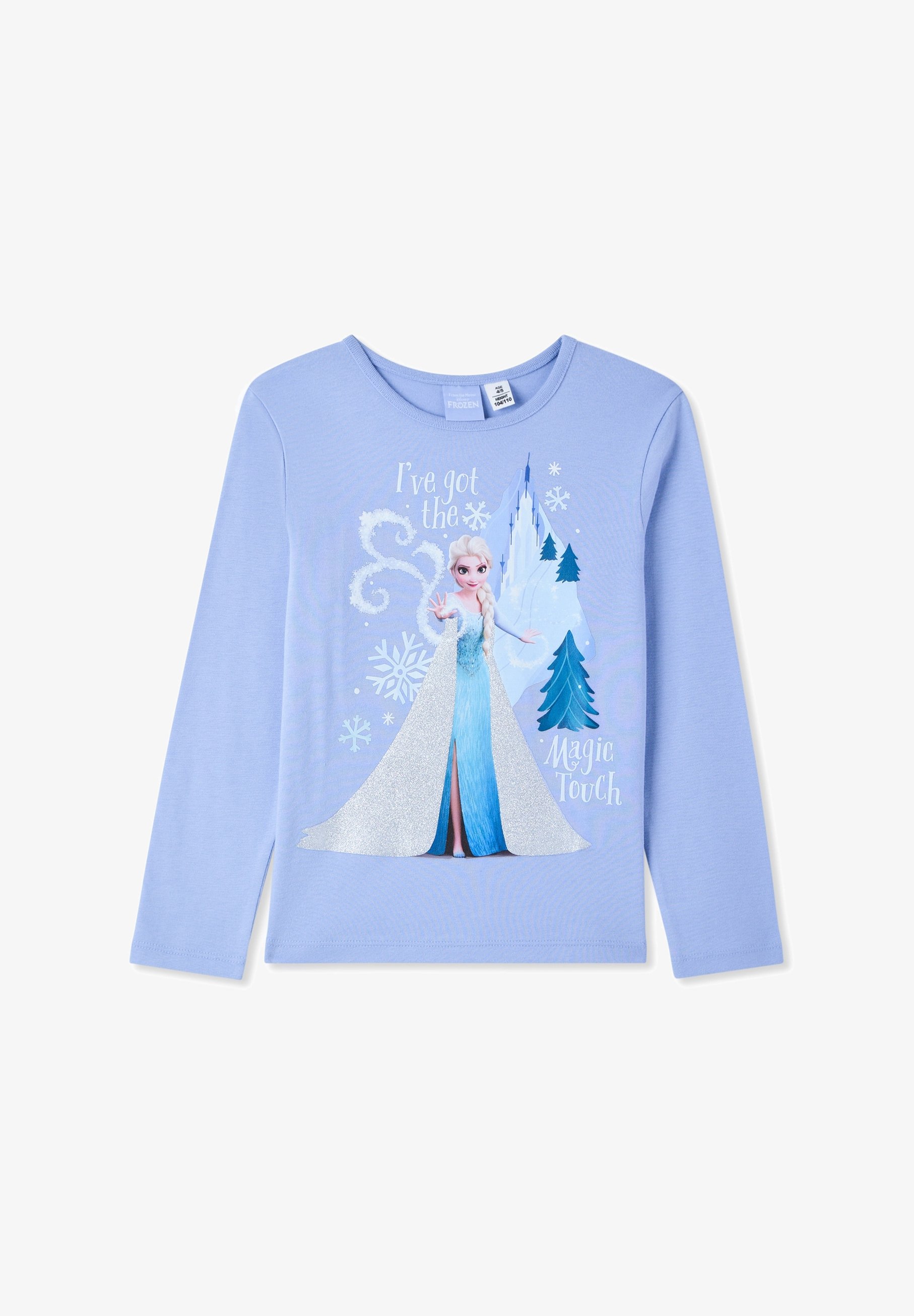 Terranova STAMPA FROZEN Maglietta a manica lunga celeste