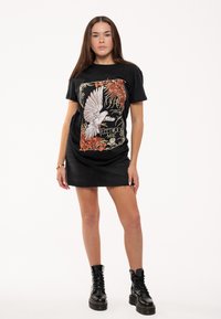 Paradiso Clothing FLEETWOOD DOVE - Print T-shirt - black