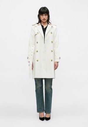LINED COAT - Šineļveida mētelis - mascarpone cream