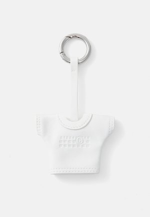 KEY CHAIN + BAG CHARM UNISEX - Atslēgu gredzens - white
