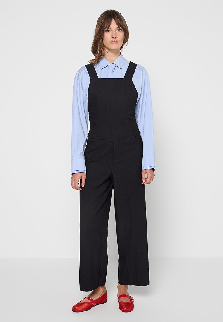 Proenza Schouler White Label Jumpsuit zwart Proenza Schouler White Label Jumpsuit zwart