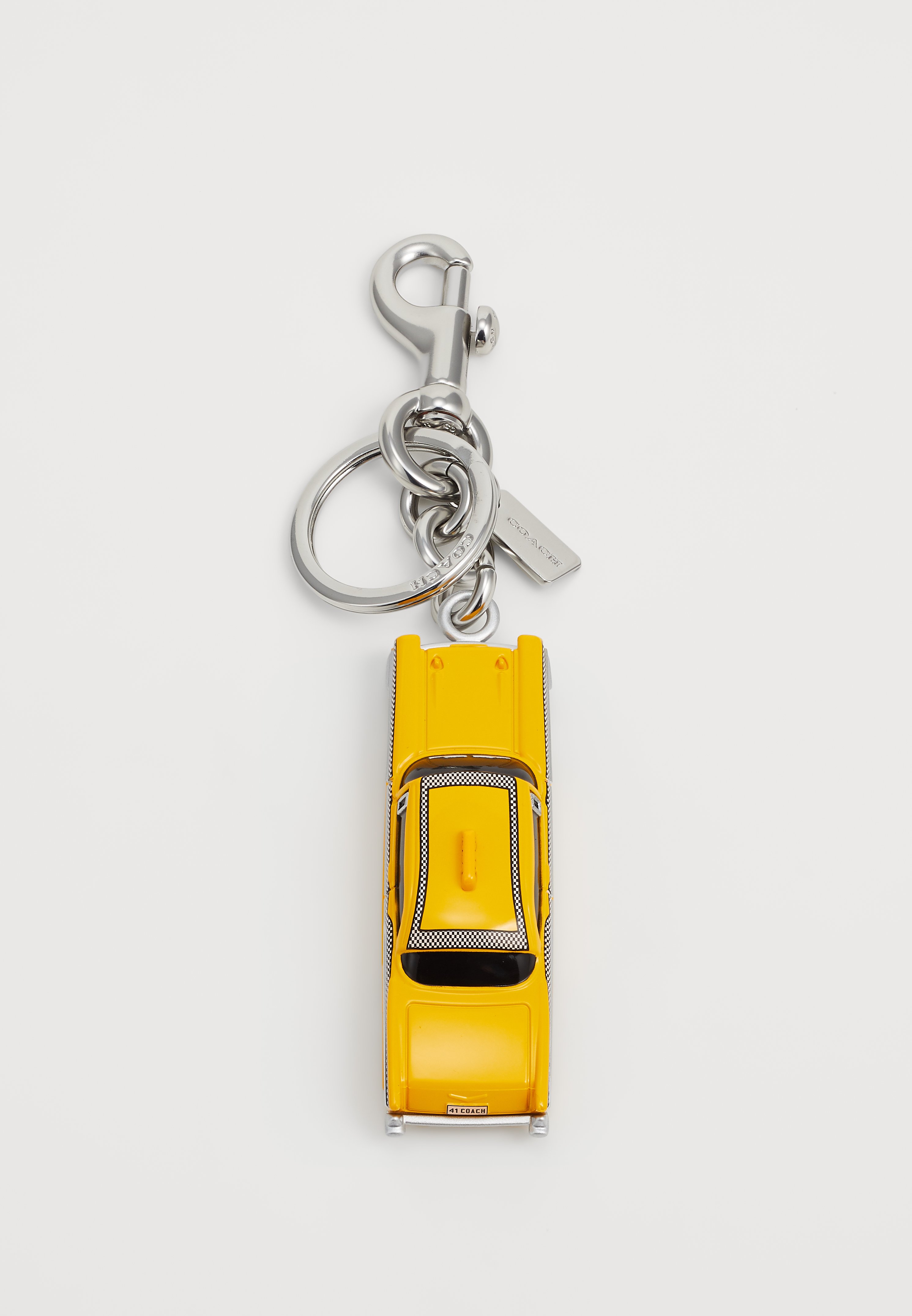 キーホルダー・キーリング Coach Small Taxi Keyring - Coach - Acetate - Multi COACH® | Small Taxi Bag Charm