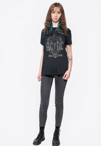 Paradiso Clothing AC DC ICE CONTRAST - Print T-shirt - black