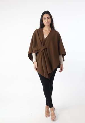 BOLERO - Poncho - braun