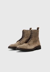 Hackett London SLOANE - Šněrovací kotníkové boty - mud brown