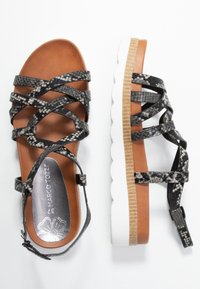 Marco Tozzi Platform sandals - dark grey