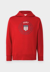 GRAPHIC HOODIE - Sweatshirt - ruby red