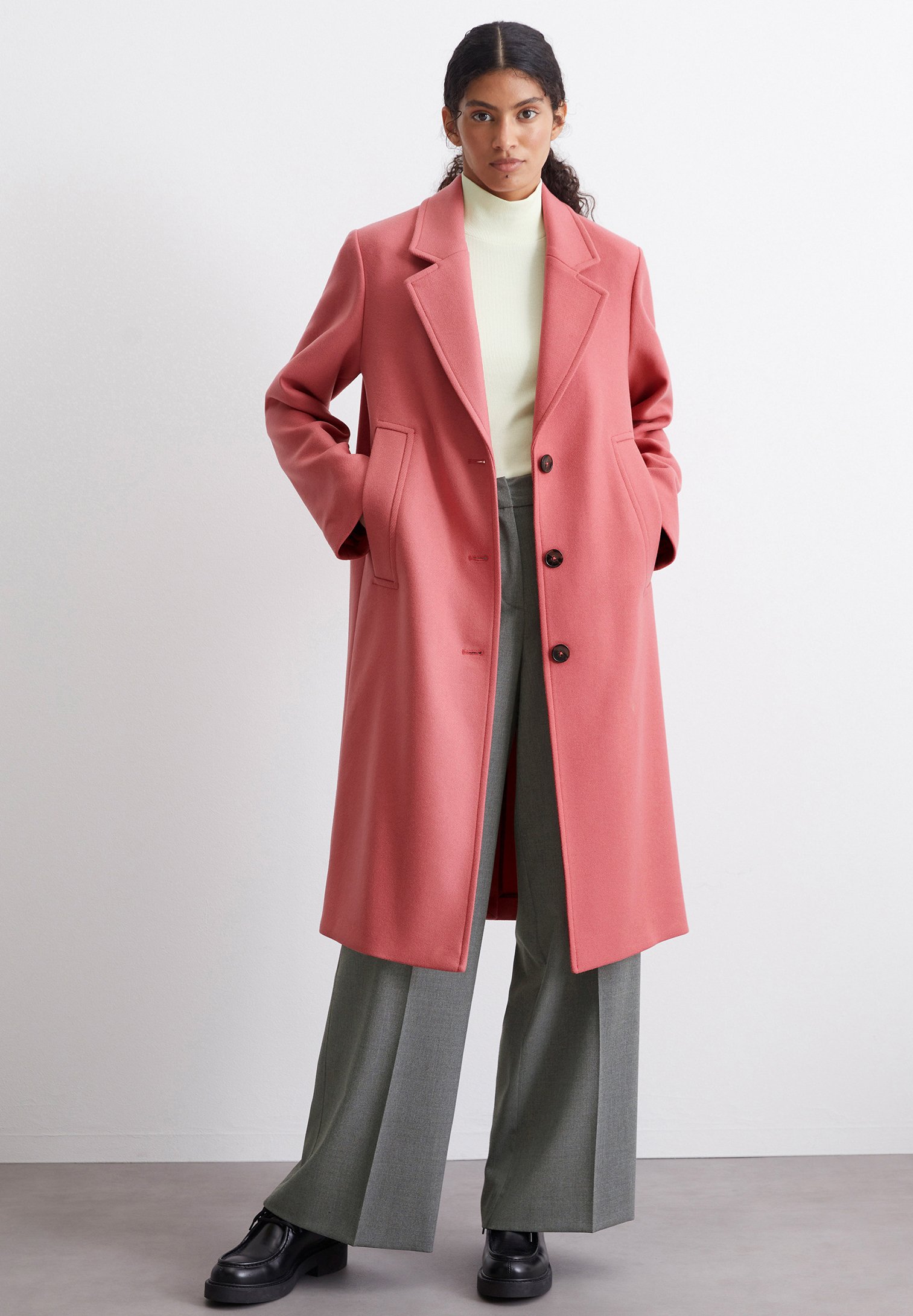 Mantel Bordeaux Esprit Boucle Mantel Rot VERO MODA Mantel