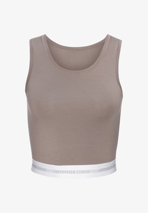 Copenhagen Studios, COPENHAGEN STUDIOS ACHSELTOP - Undershirt - braun