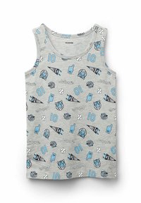 Tezenis Top - grau y grigio melange chiaro stampa colleg