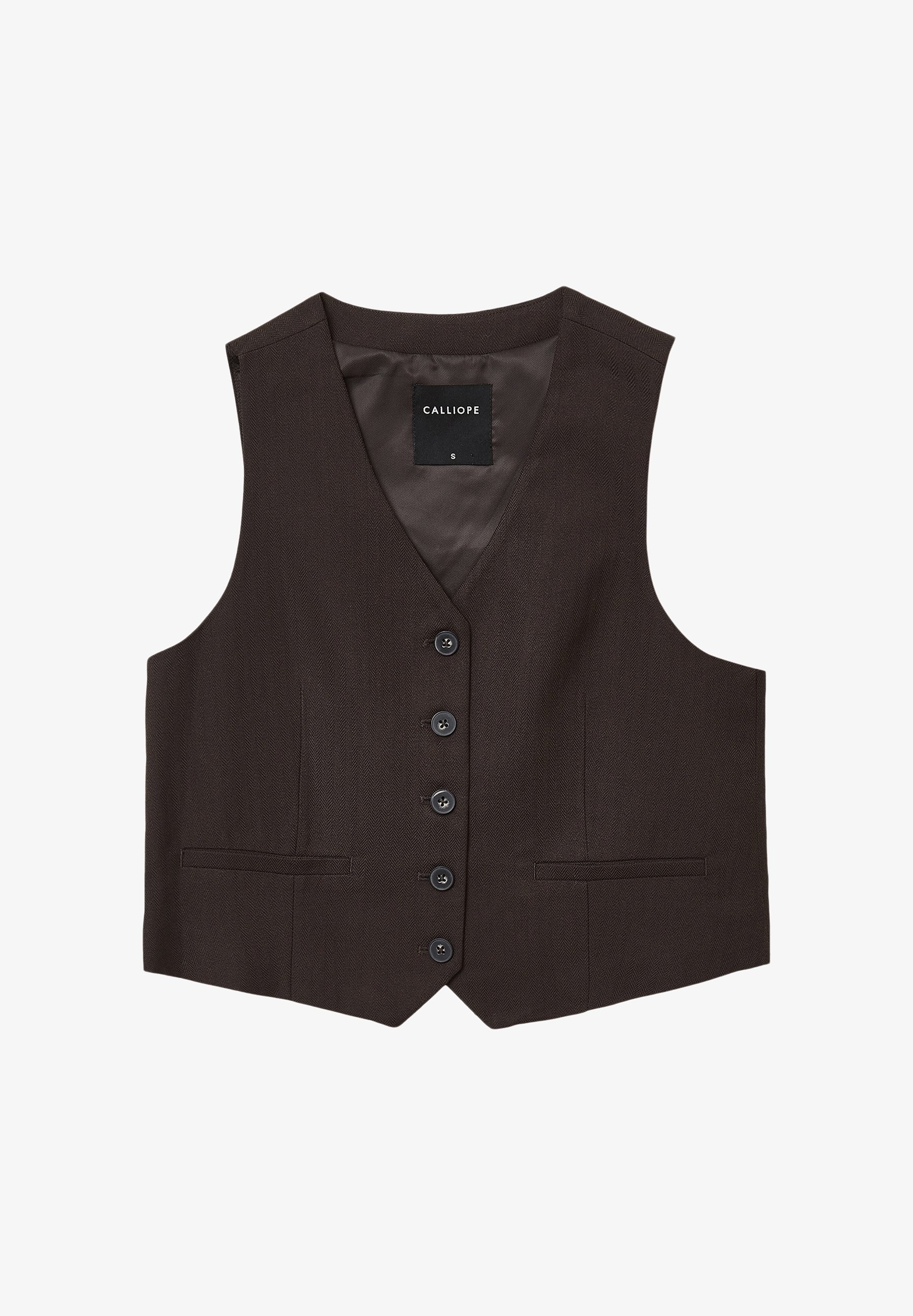 Gilet Calliope Tute Abito-Tuta M/L Relish Colletto Plisse