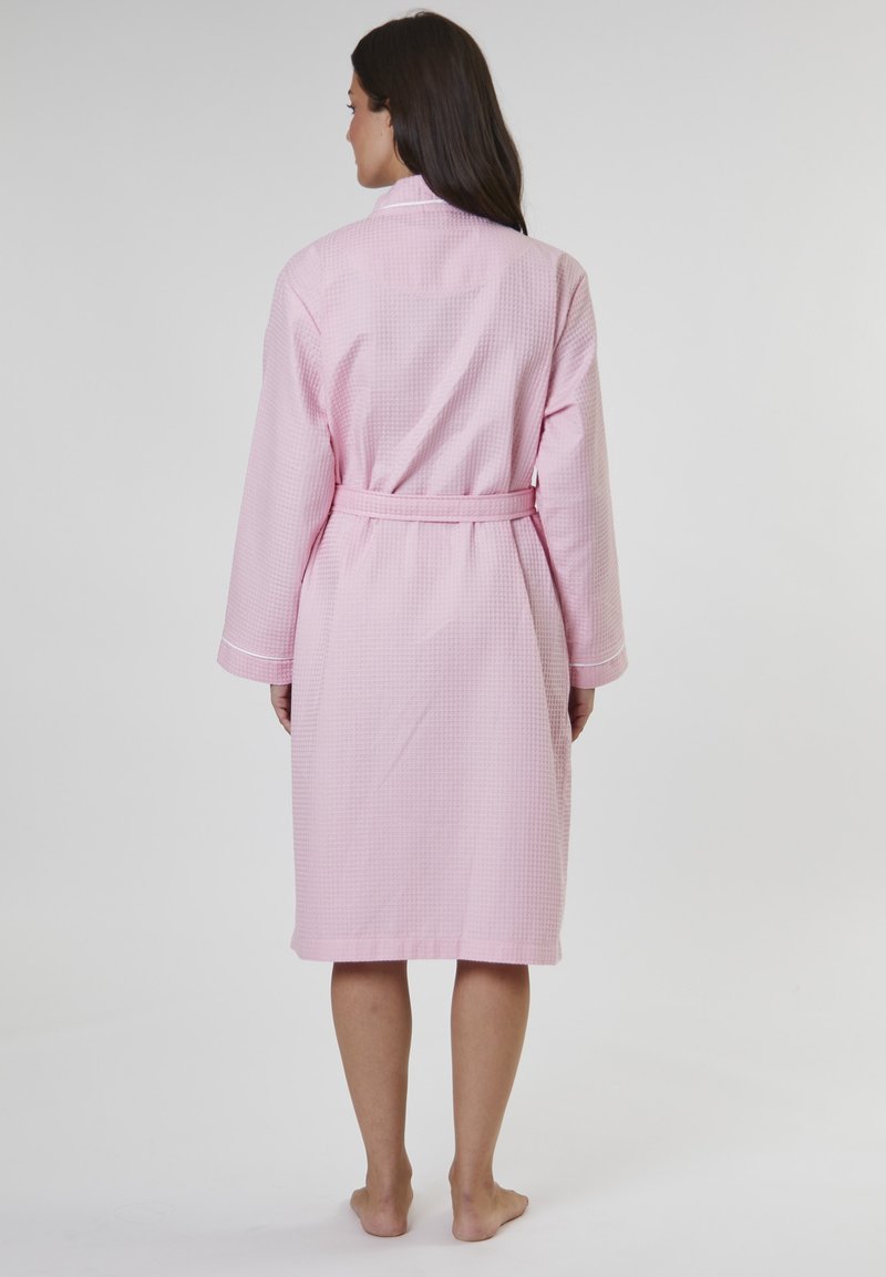 knee length dresses for ladies Rose Floral Waffle Dressing Gown main image 1