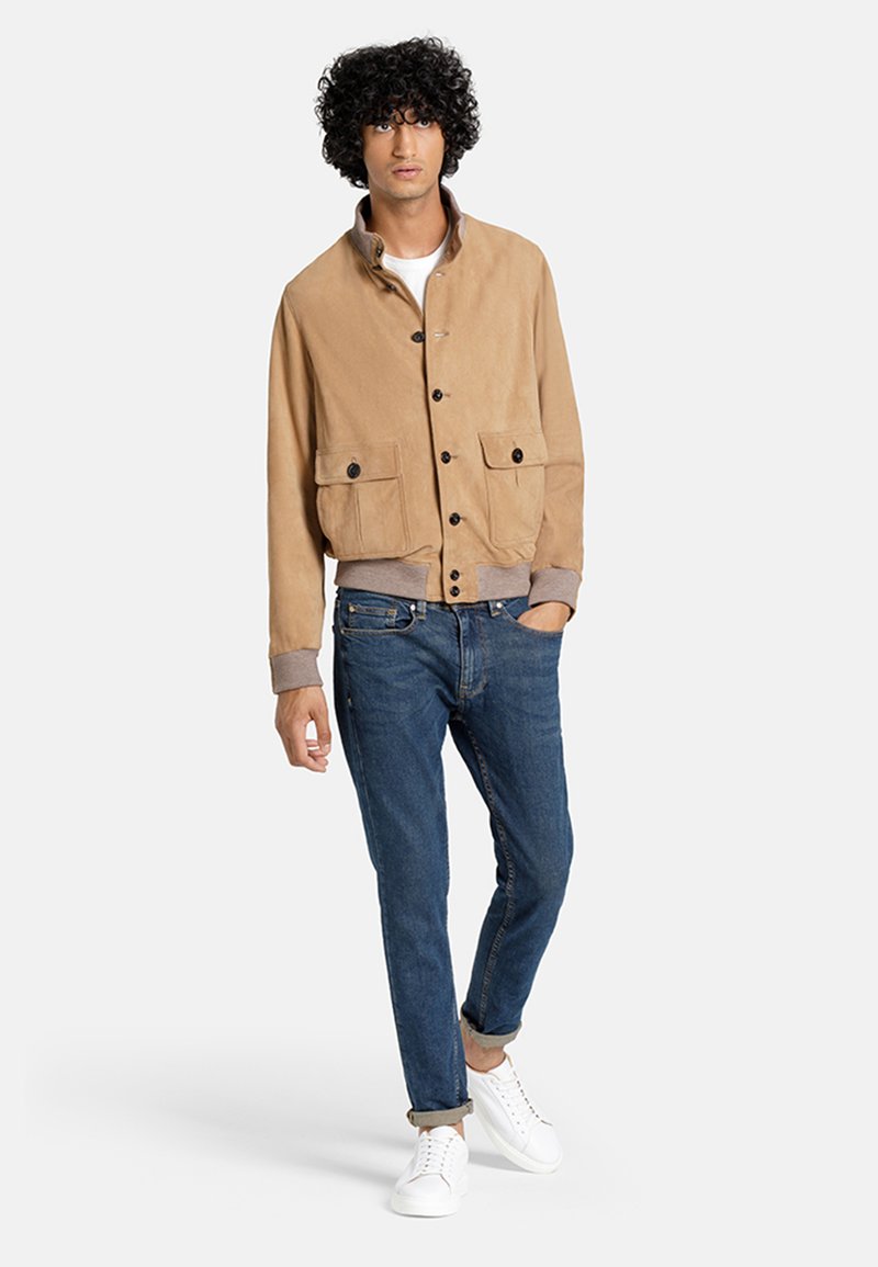Herren Leichte Jacken | Werner Christ EMANUEL Lederjacke brown/braun - NH37315 Herren Leichte Jacken | Werner Christ EMANUEL Lederjacke brown/braun - NH37315