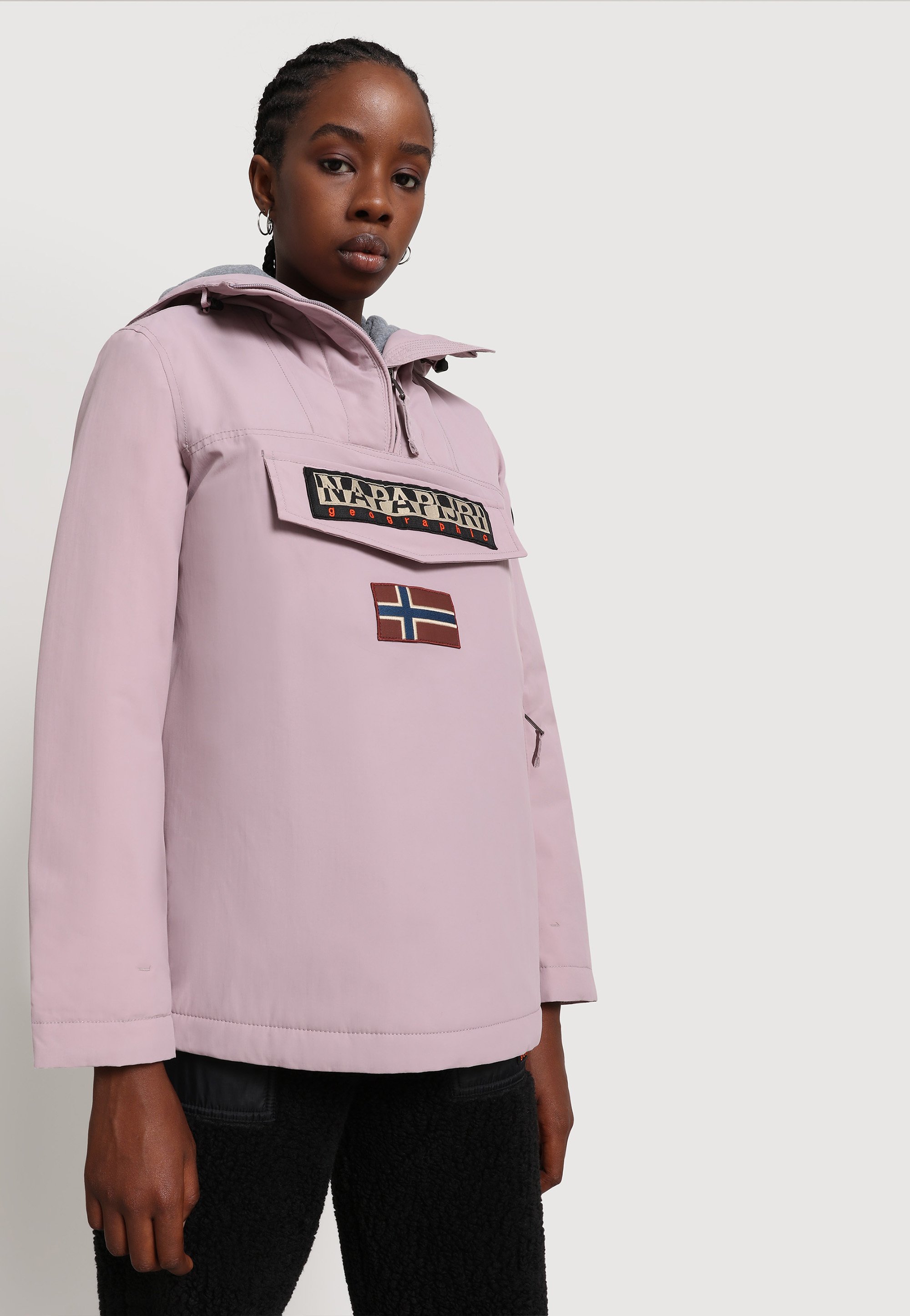 pink napapijri jacket