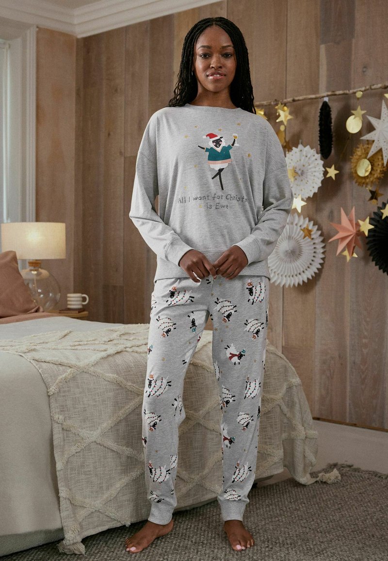 Next FAMILY SET Piżama/szary Zalando.pl