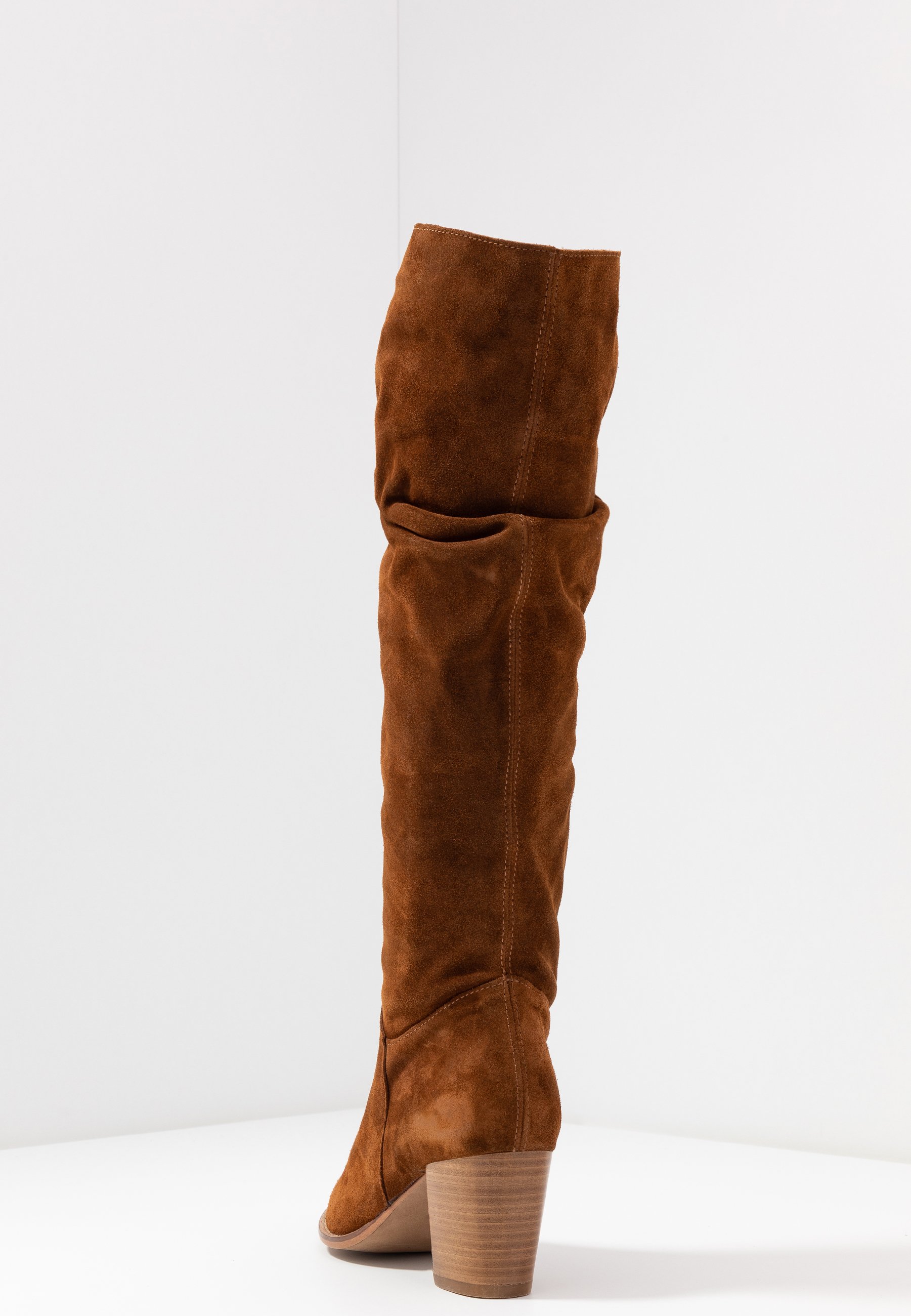 Anna Field LEATHER BOOTS Klassiska stövlar cognac Anna Field LEATHER Klassiska stövlar beige Zalando.se