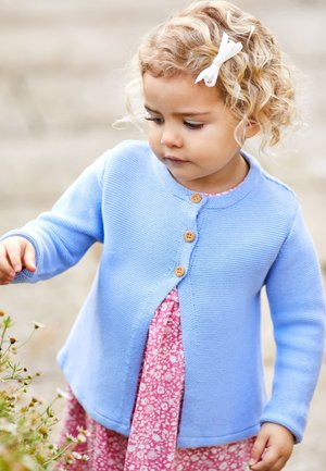 JoJo Maman Bébé Strickjacke - blue
