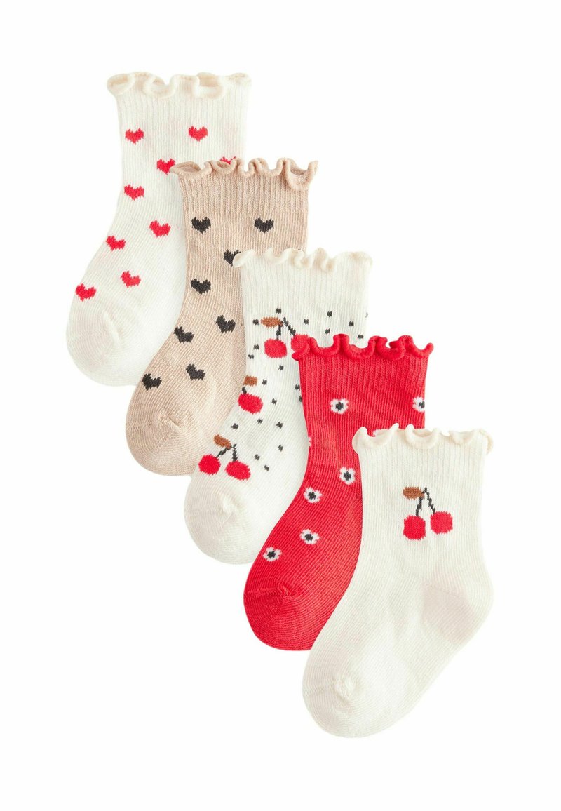 Next 5 PACK - REGULAR FIT - Socken - red cherry