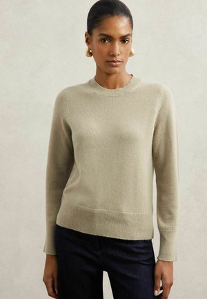 REGULAR FIT - MIMI CREW-NECK - Pullover - sage green