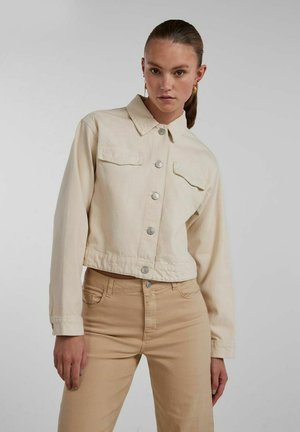 Pieces PCTESSIE JACKET - Chaqueta vaquera - whitecap gray