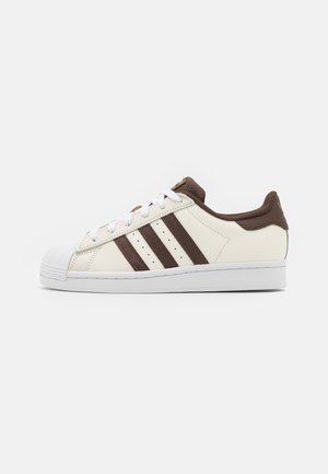 SUPERSTAR UNISEX - Matalavartiset tennarit - off white/brown