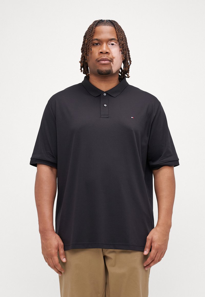 Tommy Hilfiger LIQUID ESSENTIAL  - Polo shirt - black