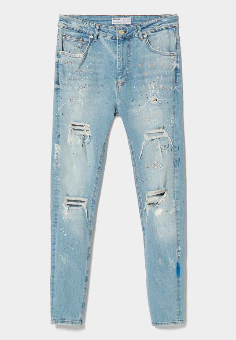 Bershka Jeans Skinny Fit lichtblauw denim