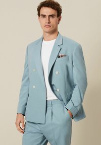 Next RELAXED FIT MOTIONFLEX STRETCH - Anzugsakko - light blue