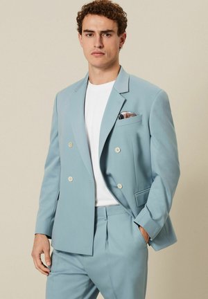 Next RELAXED FIT MOTIONFLEX STRETCH - Anzugsakko - light blue