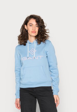 COLOR LOCK UP HOODIE - Felpa con cappuccio - silver lake blue