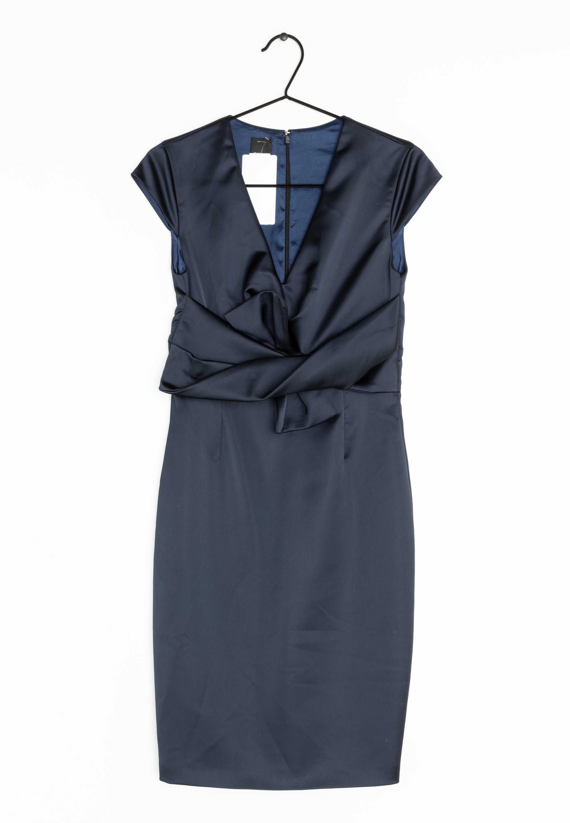 open lace back dress Pinko Blue Knitted Stretch Dress - BOPF