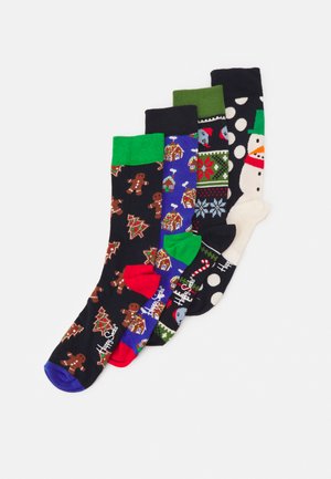 GINGERBREAD COOKIES 4 PACK UNISEX - Sokker - multi